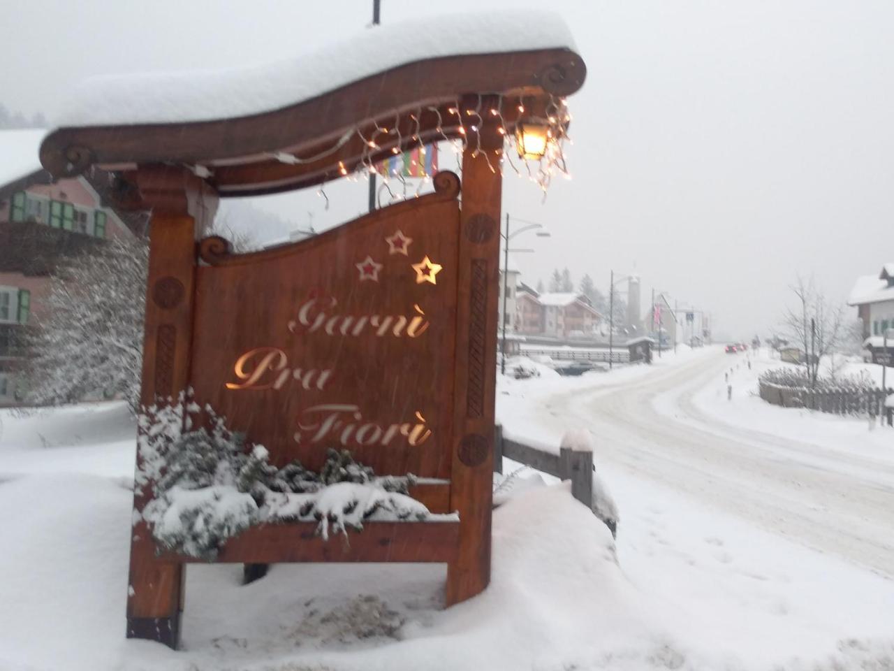 Garni Pra Fiori Otel Campitello di Fassa Dış mekan fotoğraf